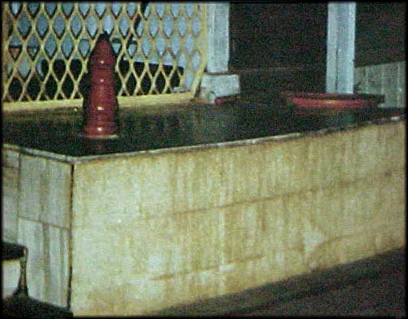 The Agarbatti(Incense Sticks Stand) Stand Is Placed